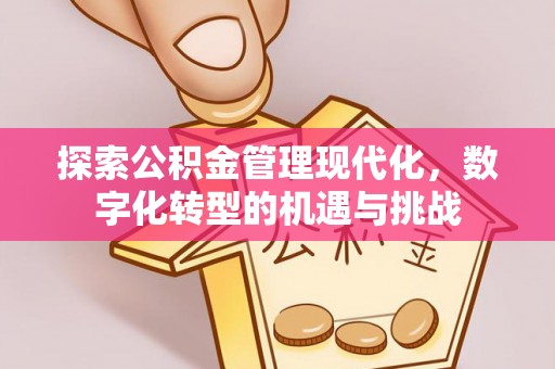 九寨沟探索公积金管理现代化，数字化转型的机遇与挑战