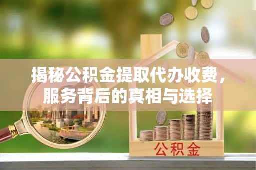 九寨沟揭秘公积金提取代办收费，服务背后的真相与选择