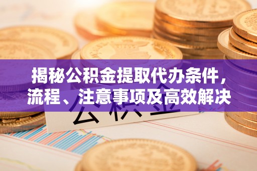 九寨沟揭秘公积金提取代办条件，流程、注意事项及高效解决方案