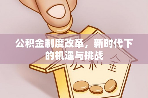 九寨沟公积金制度改革，新时代下的机遇与挑战