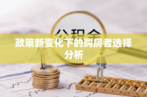 九寨沟政策新变化下的购房者选择分析