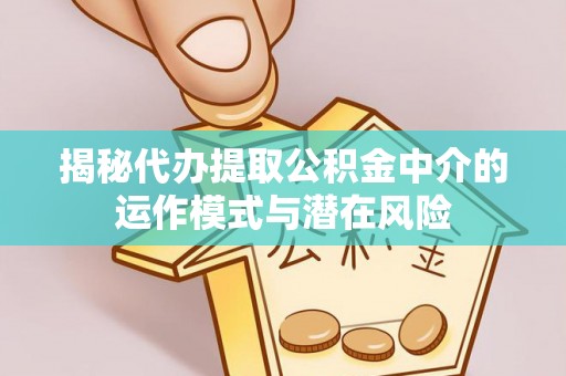 九寨沟揭秘代办提取公积金中介的运作模式与潜在风险