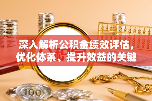 九寨沟深入解析公积金绩效评估，优化体系、提升效益的关键路径