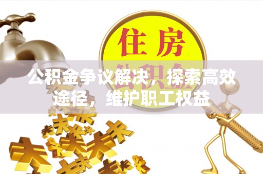 九寨沟公积金争议解决，探索高效途径，维护职工权益