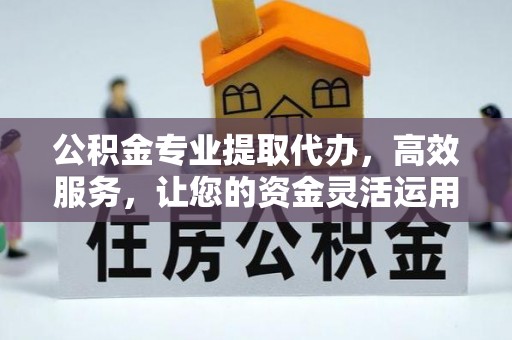 九寨沟公积金专业提取代办，高效服务，让您的资金灵活运用