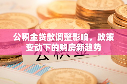 九寨沟公积金贷款调整影响，政策变动下的购房新趋势